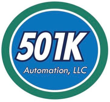 501K Automation, LLC logo in blue, white, and green circle